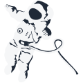 imagen vectorizada de astronauta